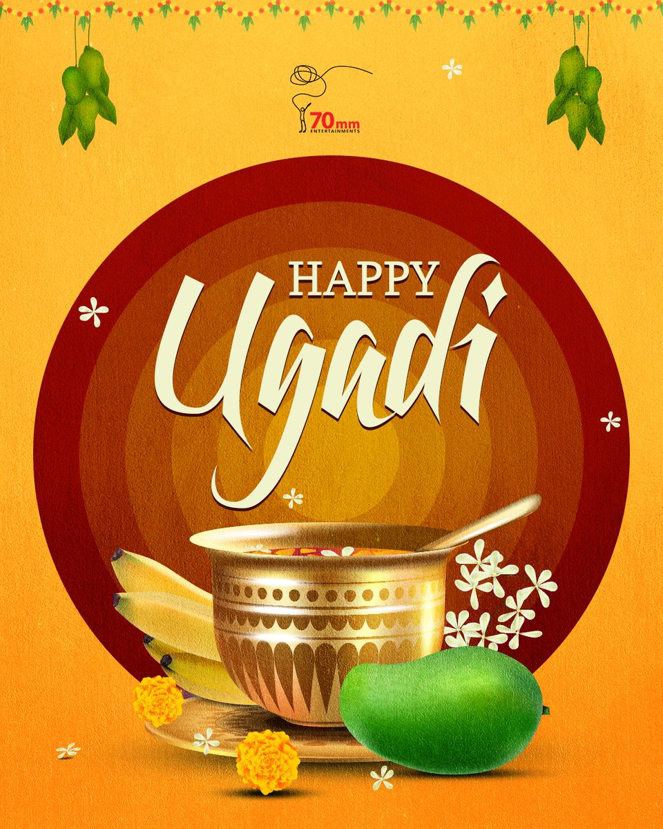May this festival bring you abundant happiness, health, and prosperity.✨ Wishing you and your family a joyful Ugadi!🌸🌿
 
#HappyUgadi
#Ugadi2025