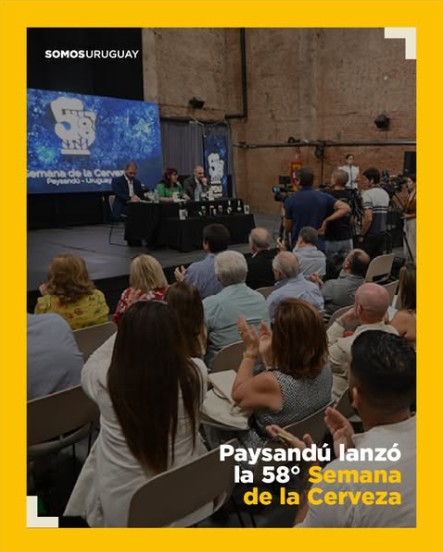 Paysandú lanzó la 58° Semana de la Cerveza.- 

NOTA COMPLETA: lnkd.in/db8bmueX