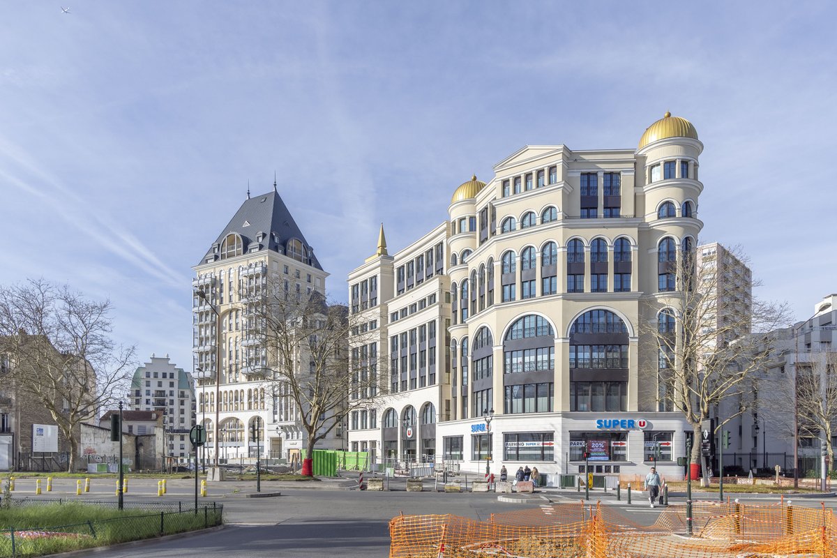 arthurweidmann1's tweet image. La résidence L&apos;Orangerie, livrée l&apos;année dernière au sein du quartier des Bergères à #Puteaux.

Archi : Breitman &amp;amp; Breitman