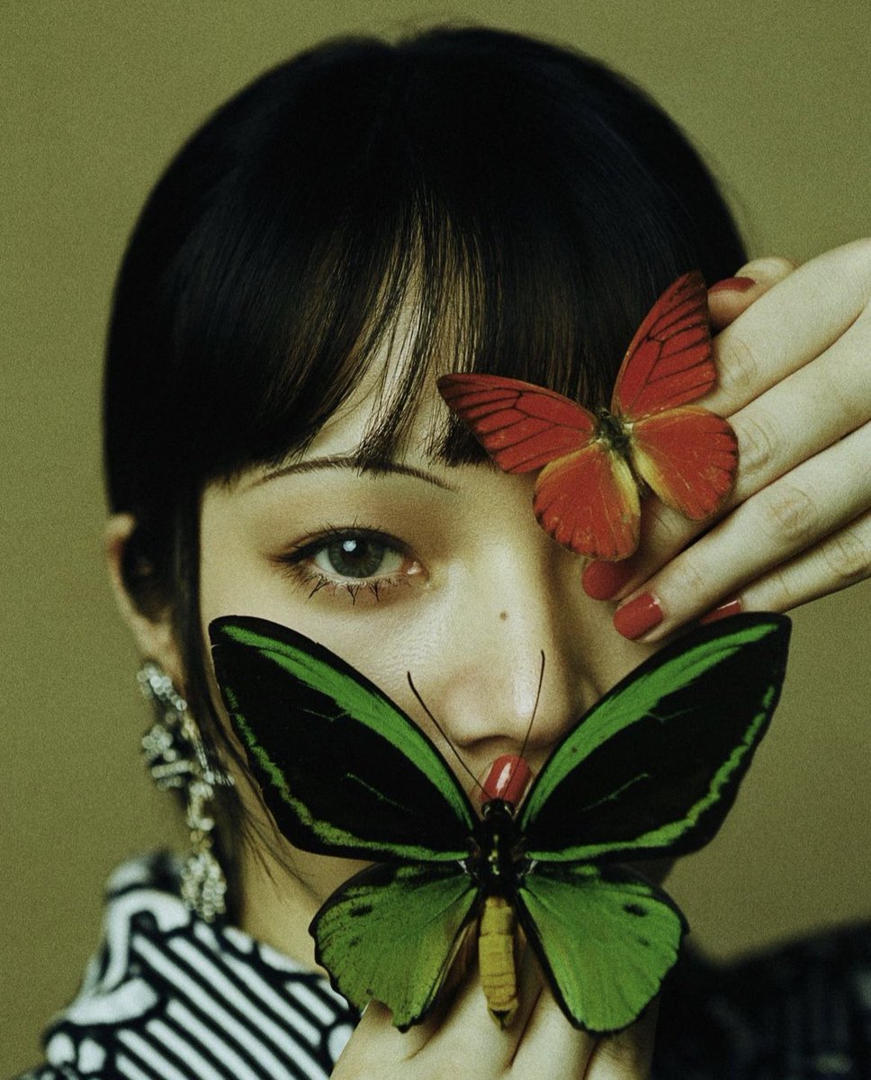 came across this the other day and fell in love again. leslie zhang captured nana so beautifully &amp; so strangely. like she’s not of this earth. she’s a split-second. like an imagination, like i would lose sight of her after i blink. it’ll forever be one of my favorite editorials