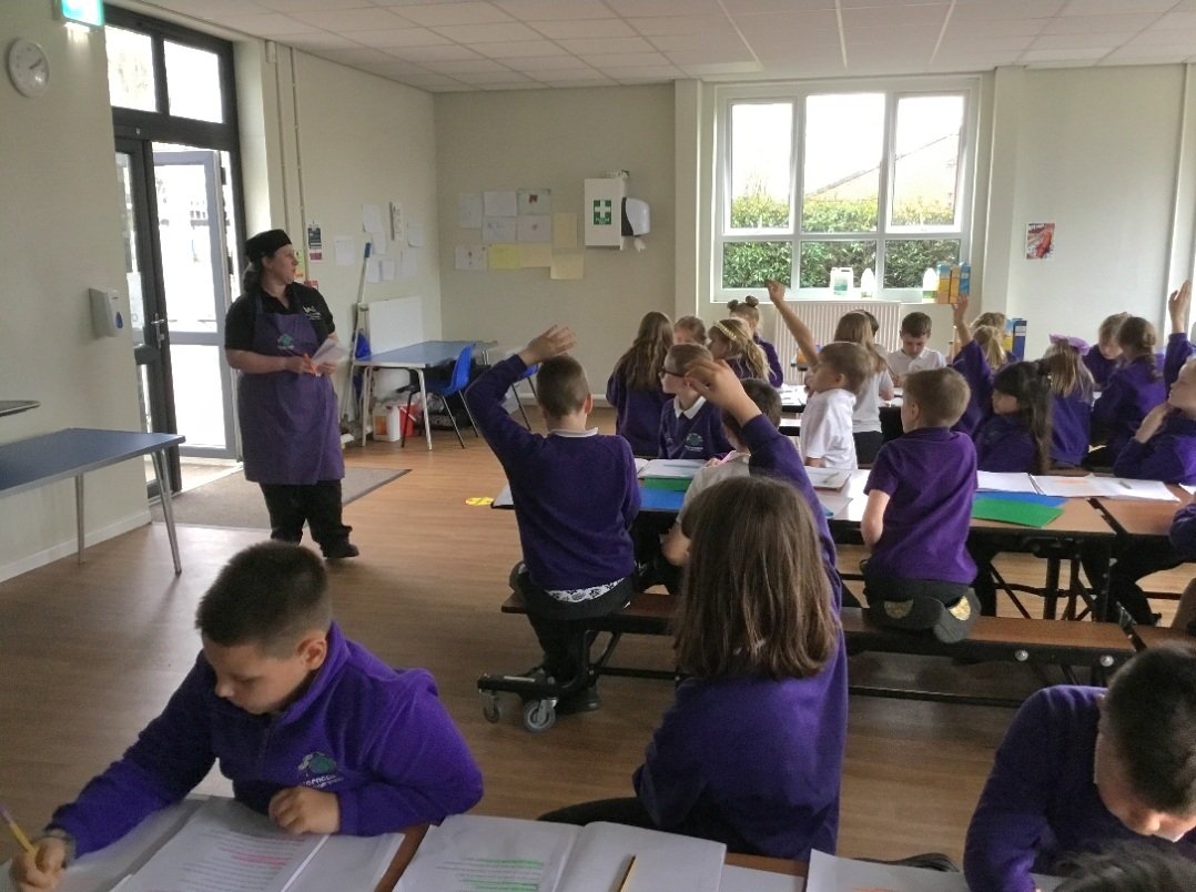 Horncastle Primary (@horncastlepri) on Twitter photo Year 2 met with Rachel, our <a href="/WellspringAT/">Wellspring Academy Trust</a> Kitchen Manager, to find out more about where the ingredients for our school meals come from and to learn more about fairtrade. #webakeadifference 👨🍳 Year 2 met with Rachel, our <a href="/WellspringAT/">Wellspring Academy Trust</a> Kitchen Manager, to find out more about where the ingredients for our school meals come from and to learn more about fairtrade. #webakeadifference 👨🍳