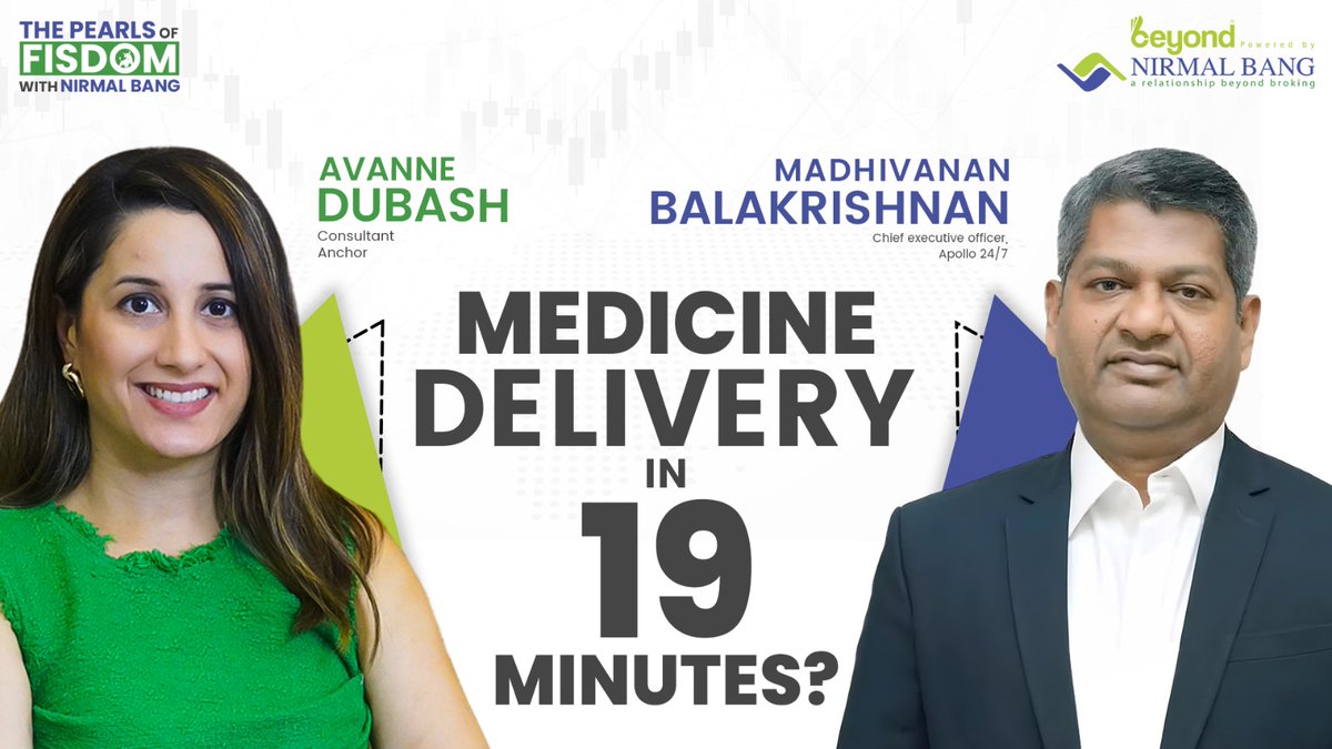 This video is a must-watch!
lnkd.in/gH6xhFMg

Madhivanan Balakrishnan, CEO of Apollo 24/7, shares how 19-minute medicine delivery and 120M+ integrated health records are transforming healthcare. How will AI, quick commerce, and a ₹1,000 Cr GMV target drive their next big
