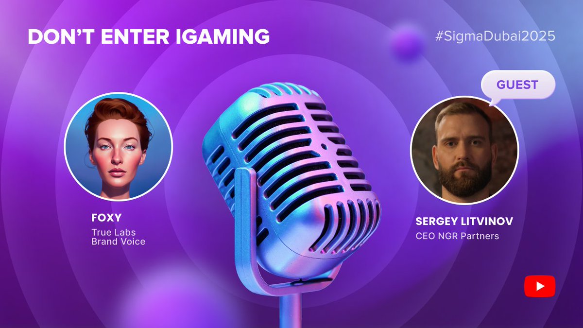 TRUE Ecosystem (@true_ecosystem) on Twitter photo What’s really happening inside the iGaming industry?
Foxy interview with CEO NGR Partners Sergey Litvinov.
Watch on our Youtube 👇
youtu.be/vjT_y_rZ-w0 <a href="/SiGMAworld_/">SiGMA World</a> <a href="/DigitalGlafira/">Foxy 🛡️ Web3 voice</a> What’s really happening inside the iGaming industry?
Foxy interview with CEO NGR Partners Sergey Litvinov.
Watch on our Youtube 👇
youtu.be/vjT_y_rZ-w0 <a href="/SiGMAworld_/">SiGMA World</a> <a href="/DigitalGlafira/">Foxy 🛡️ Web3 voice</a>