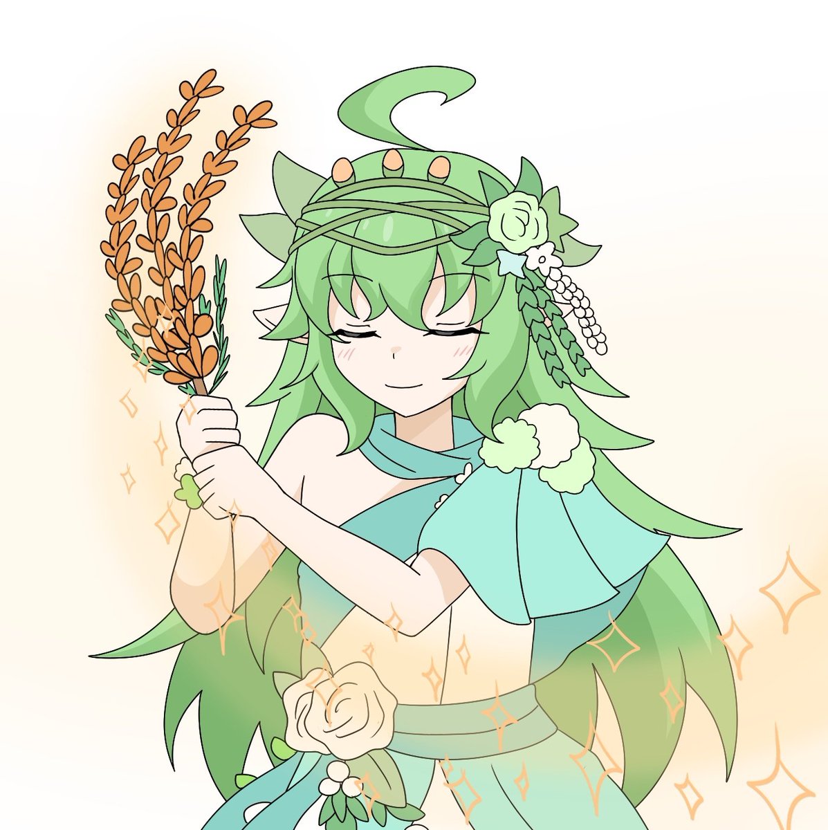 「春のお告げ#モンスト 」|をず@絵描きのVtuberのイラスト
