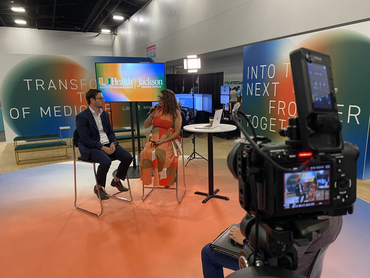 UMiamiHealth's tweet photo. We’re excited to be kicking off day 2️⃣ of eMerge Americas with Dr. Jonathan Katz from our Desai Sethi Urology Institute at the Health Tech Innovation Hub! 🩺

Dr. Katz is diving deep into the latest innovations transforming urology—from cutting-edge surgical technologies to groundbreaking research—highlighting how these advancements are shaping the future of patient care. 🙌