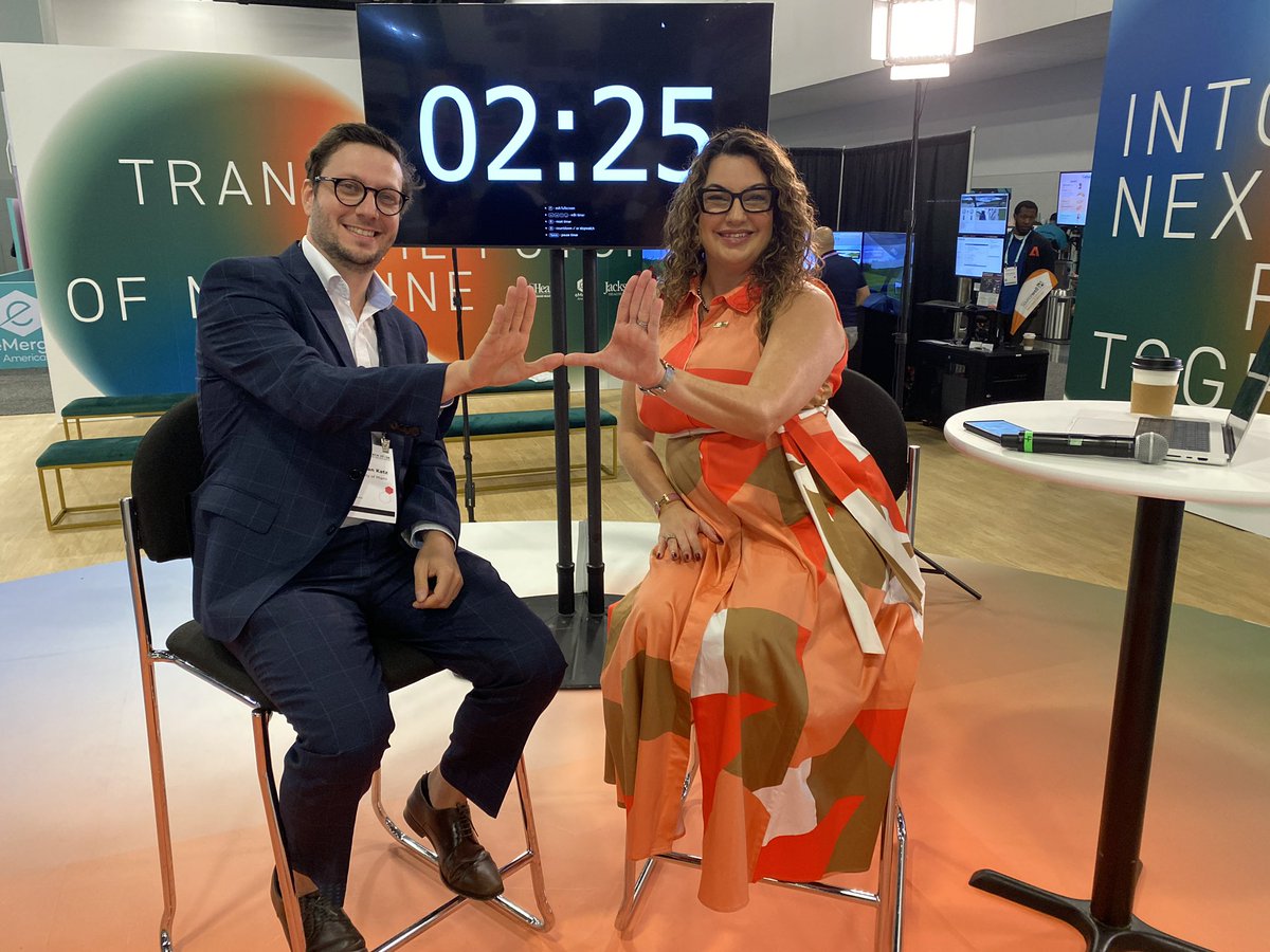 UMiamiHealth's tweet photo. We’re excited to be kicking off day 2️⃣ of eMerge Americas with Dr. Jonathan Katz from our Desai Sethi Urology Institute at the Health Tech Innovation Hub! 🩺

Dr. Katz is diving deep into the latest innovations transforming urology—from cutting-edge surgical technologies to groundbreaking research—highlighting how these advancements are shaping the future of patient care. 🙌
