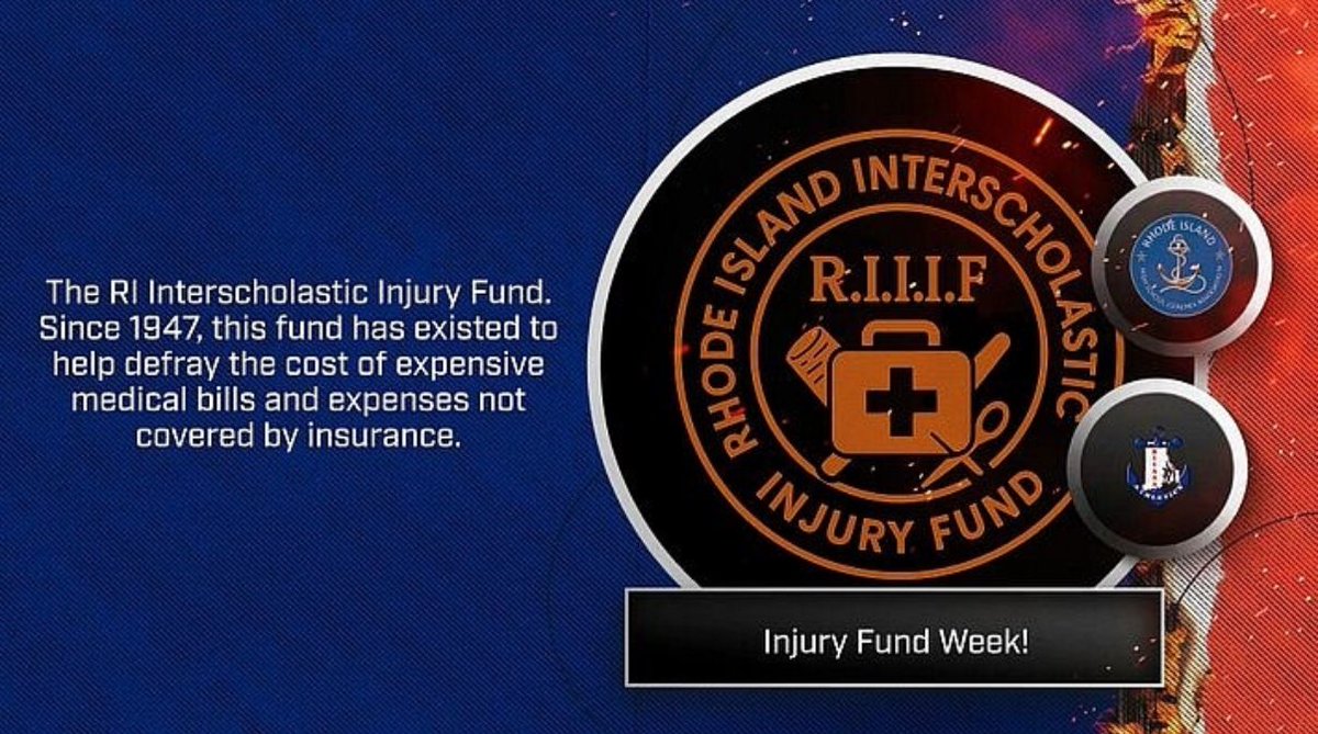 Support the RI Interscholastic Injury Fund. <a href="/RIIL_sports/">RIIL</a>