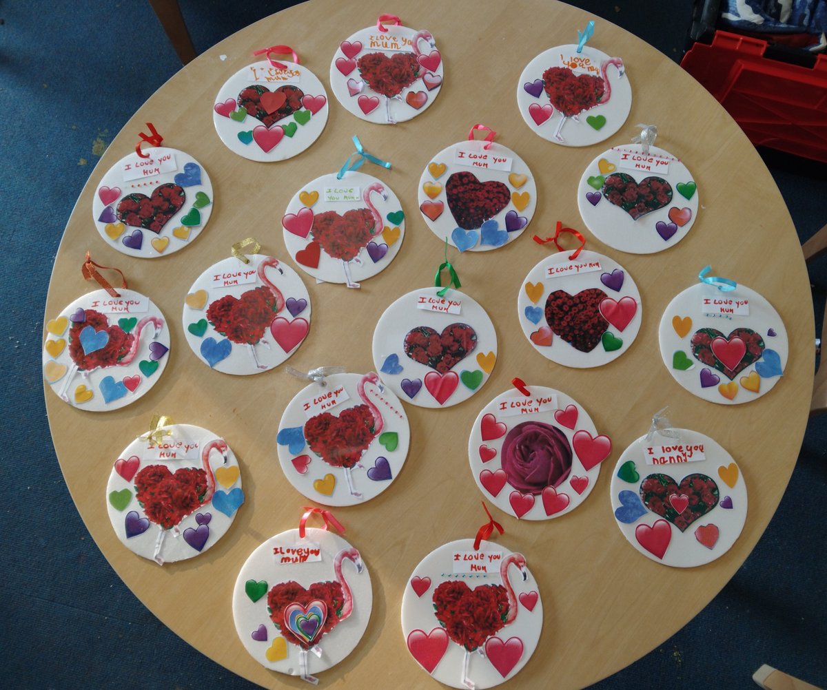 Mother's Day Art 💕made by our early years after school club children.
