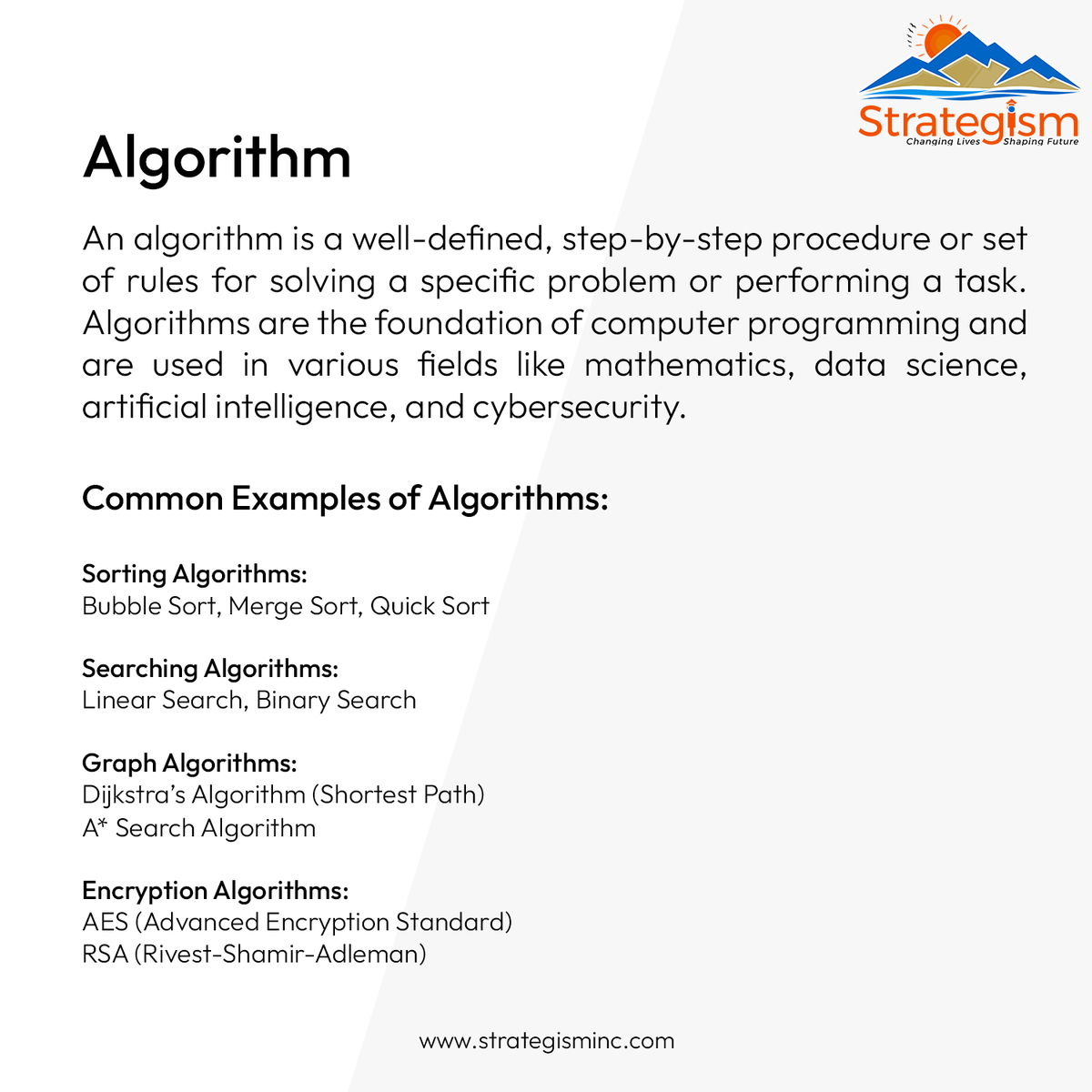 drsamswapnorg's tweet photo. A step-by-step procedure or formula for solving a problem or performing a task in computing.

Applications:
Google Search | E-commerce | Navigation Apps | Cybersecurity

:
#googlesearch #navigationaaps #cybersecurity #computing #task #challanges #strategismtraining #drsam #USA https://t.co/dx6PIr8toO