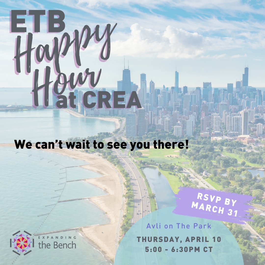 Join the ETB team for happy hour at the CREA Conference! Connect with ACE Evaluation Network members, LEEAD community, evaluation partners, and funders on April 10 from 5:00 to 6:30 PM CT. Space is limited. RSVP by March 31: loom.ly/k-XOW5o We can't wait to see you there!