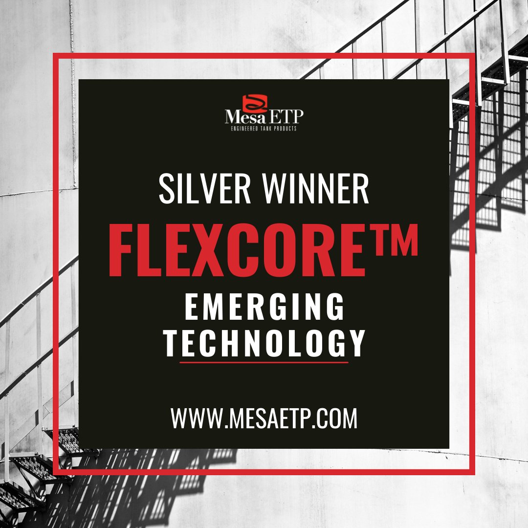 MesaETP's tweet image. 🏆Mesa ETP’s FlexCore™ Seal is officially an award-winning innovation!🥈

🔥 See why FlexCore™ is a game-changer: bit.ly/3Xu7P4J

#AwardWinning #FlexCore #MesaETP #Innovation #TankStorage #40CFR60Kc #AST #FloatingRoofSeal