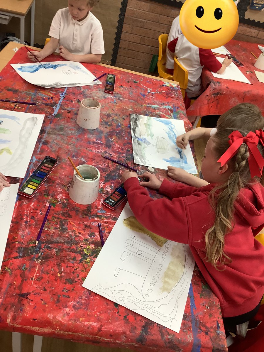 Class1Aspull's tweet image. For Shakespeare week we have been look at the tempest this is our artwork of the storm that Prospero used his magic to conjure. #acpsShakespeare #acpsShakespeareWeek
