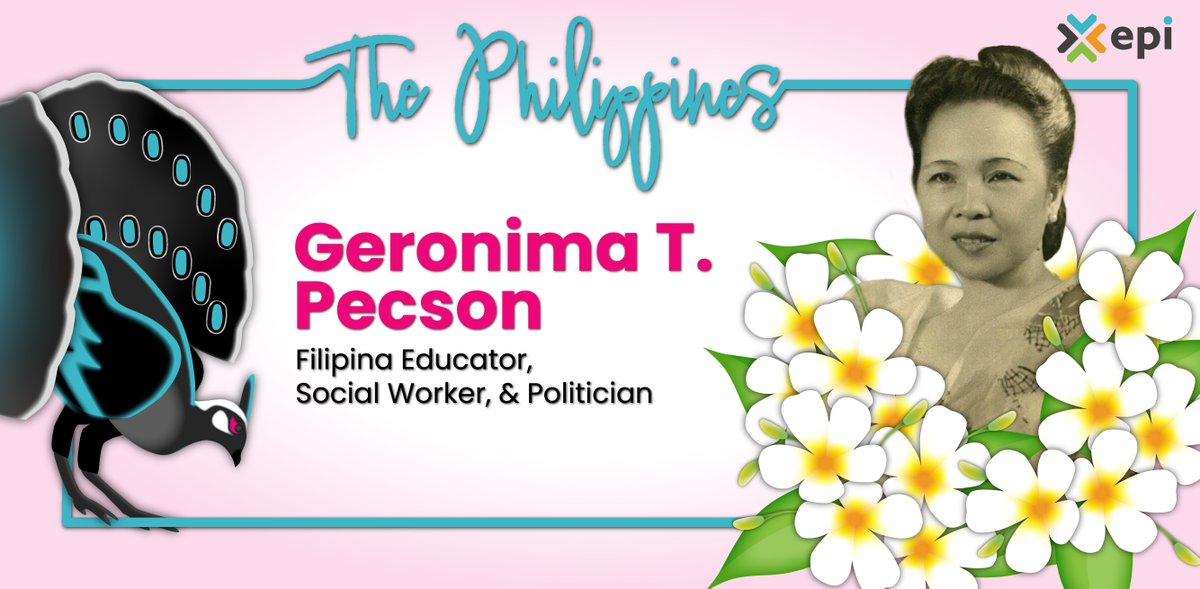 Geronima Pecson was a pioneer in Philippine education and the first woman elected to the Senate in 1947. She fought for quality education in public schools and led UNESCO efforts to expand learning. Today, her legacy continues to shape the nation!

Visit: TeachWithEPI.com