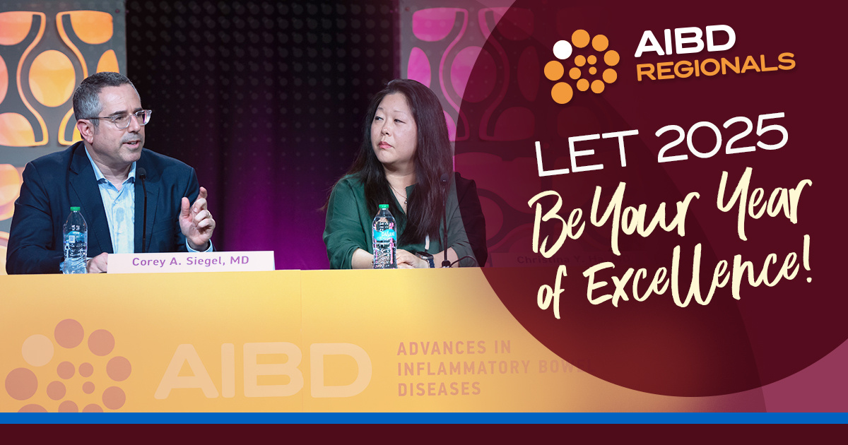 We're just ONE WEEK away!

Join us next weekend in Nashville 🎸 for the #AIBDRegionals conference, where experts will break down real-world, case-based #IBD studies that inform and inspire better care.
Register Today: hubs.ly/Q03dNwZM0
Let’s advance IBD care—together!