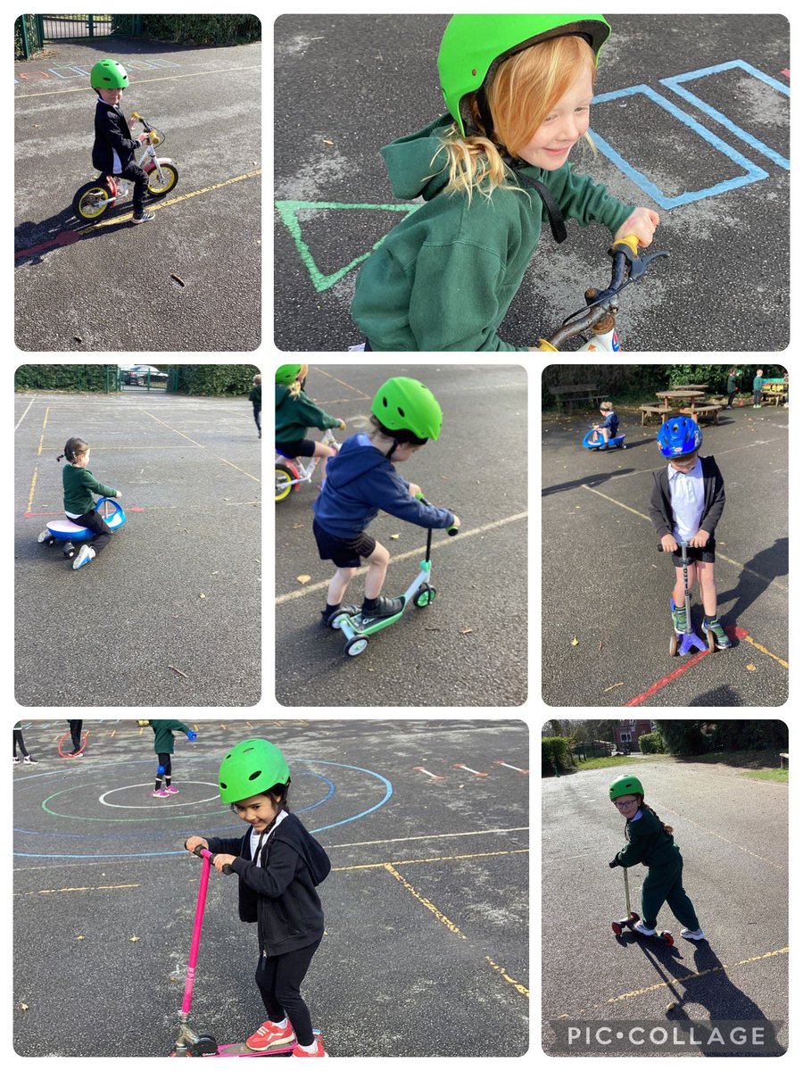 To start our History learning on how bikes have changed over time the Robins went outside on the bikes and scooters and talked about their uses. We then made our own timelines looking at similarities and differences between bikes from the past #stoswaldshistory