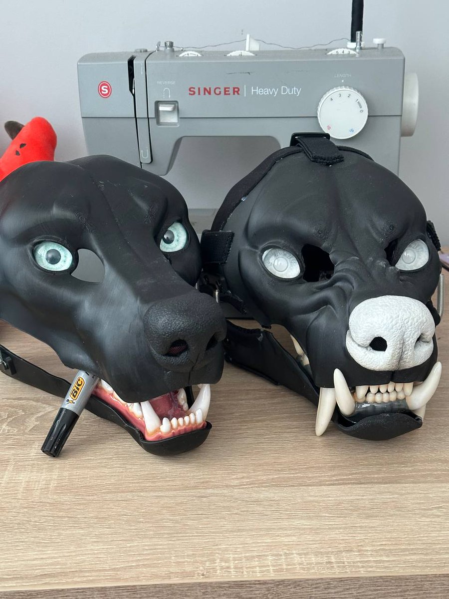 FurryFactory's tweet image. Working on RTF heads #fursuit #fursuitwip #fursuitbase #realisticfursuit