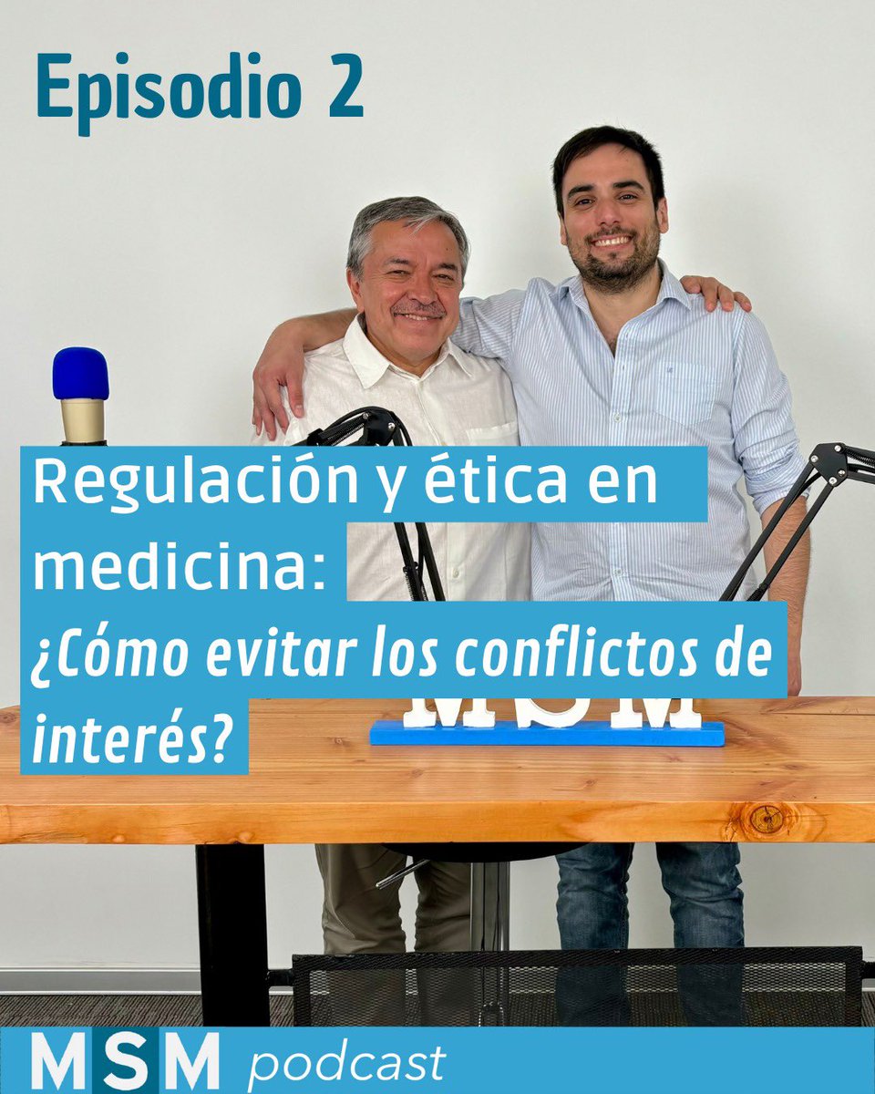 🎧 ¡Ya está disponible el 2° episodio!

Hablamos con Rodrigo Salinas sobre regulación de medicamentos y ética médica.

🔍 ¿Cómo prevenir los conflictos de interés en salud? Descúbrelo aquí!

📌 Escúchalo en tu plataforma favorita. Cada viernes, un nuevo episodio