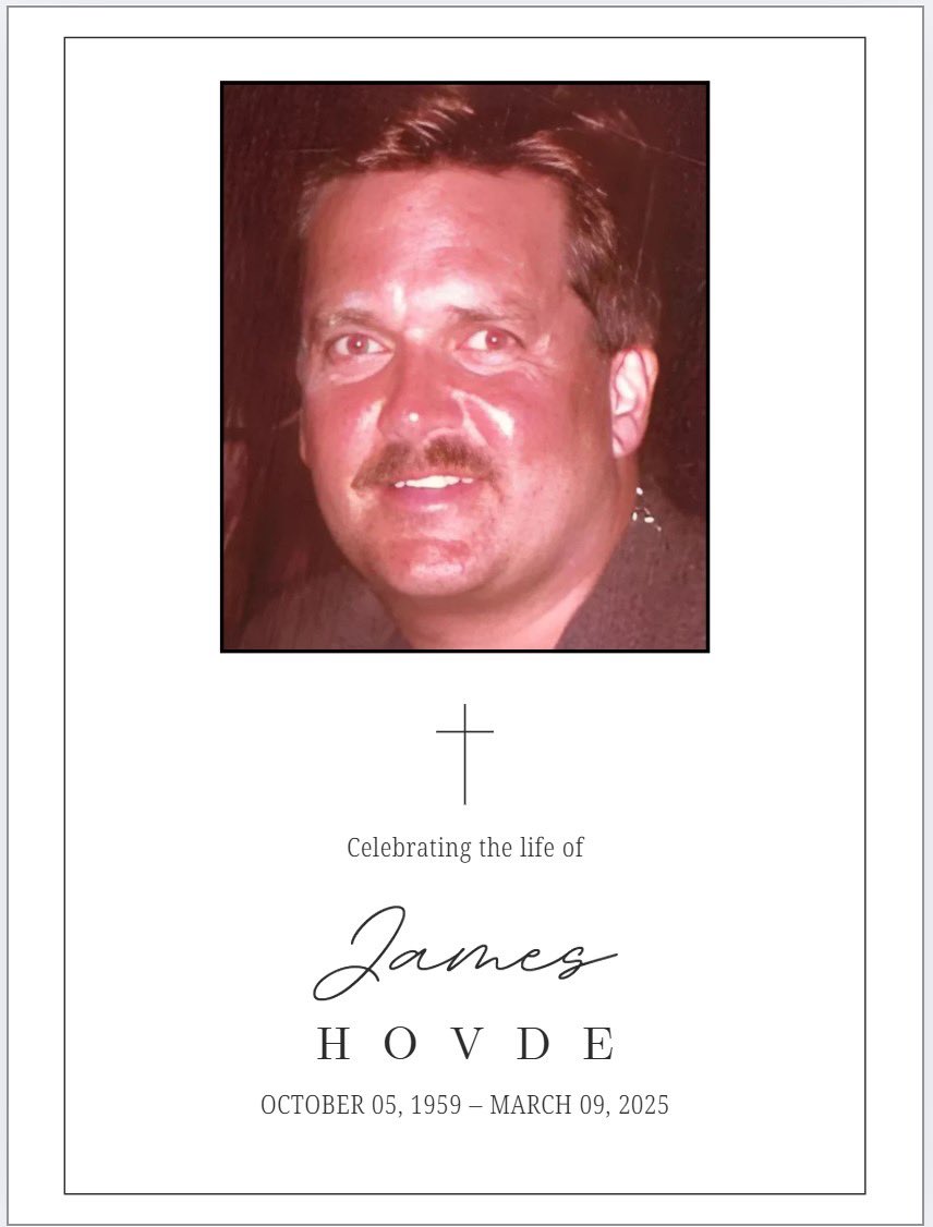 EricHovde's tweet image. I am very saddened about the passing of my brother a few weeks ago. Today we will be honoring his life with a memorial service at Door Creek Church.
I am comforted that you are now soaring in heaven, but I will miss you Jim. Love you.