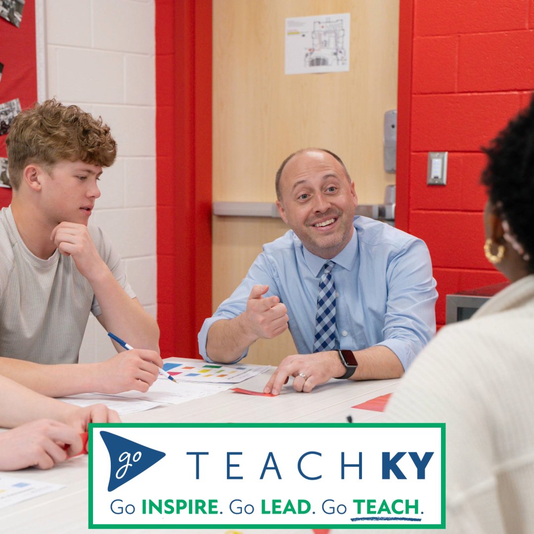 A good education can change anyone. A good teacher can change everything.

Teaching isn’t just a job—it’s a chance to change a life. Kentucky students are waiting for someone like you!

Go Inspire.  Go Lead. Go Teach.