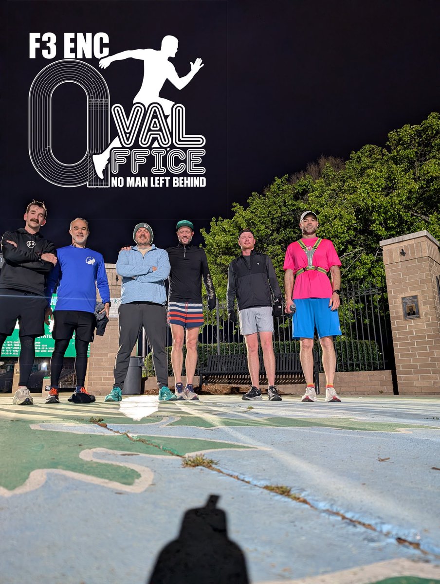 F3ENC's tweet image. 46 #f3enc men today!  #f3nation #f3counts
5 @ #theflagship
12 @ #firstaid
8 @ #ovaloffice
14 @ #watchtower (4 @heavy_drop_training)
3 @ #broga
4 @ #tobaccoroad