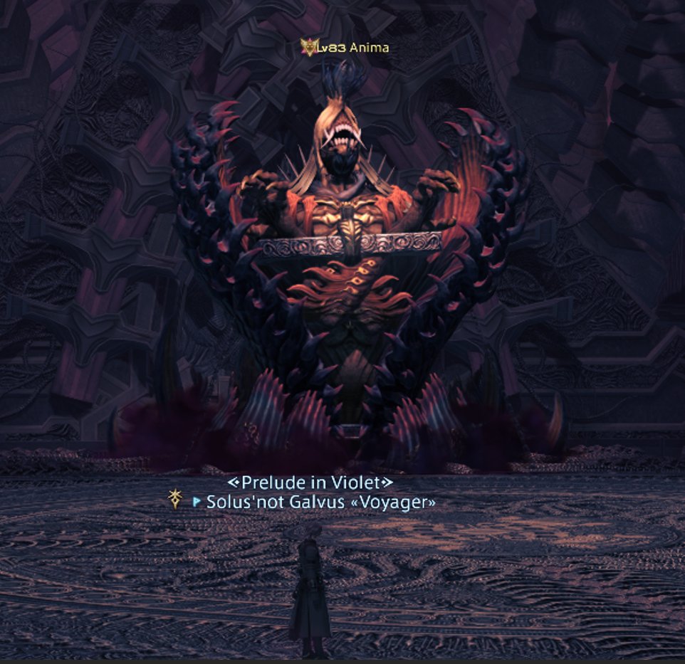 atheraetherius's tweet image. i helped a friend to clear tower of babil for his msq and he pointed at anima, saying  &quot;isn&apos;t that the guy from mouthwashing&quot; and immediately crIED