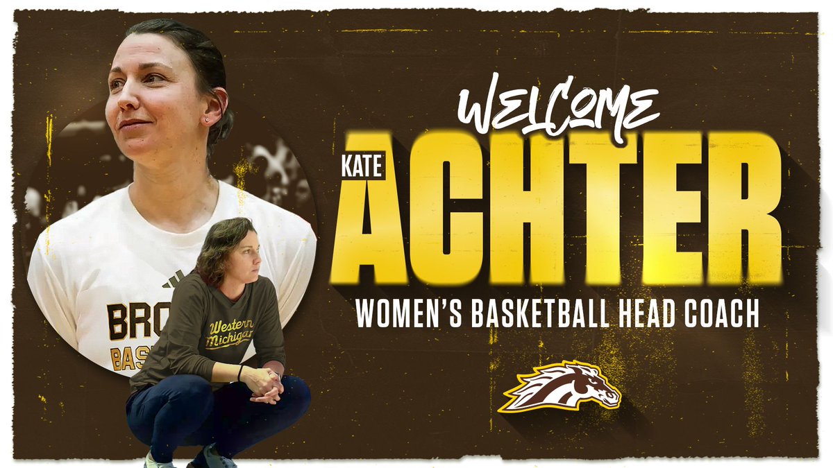 We are excited to announce @coachachter as our new head women's basketball coach! 

🔗 wmubroncos.com/news/2025/3/28…