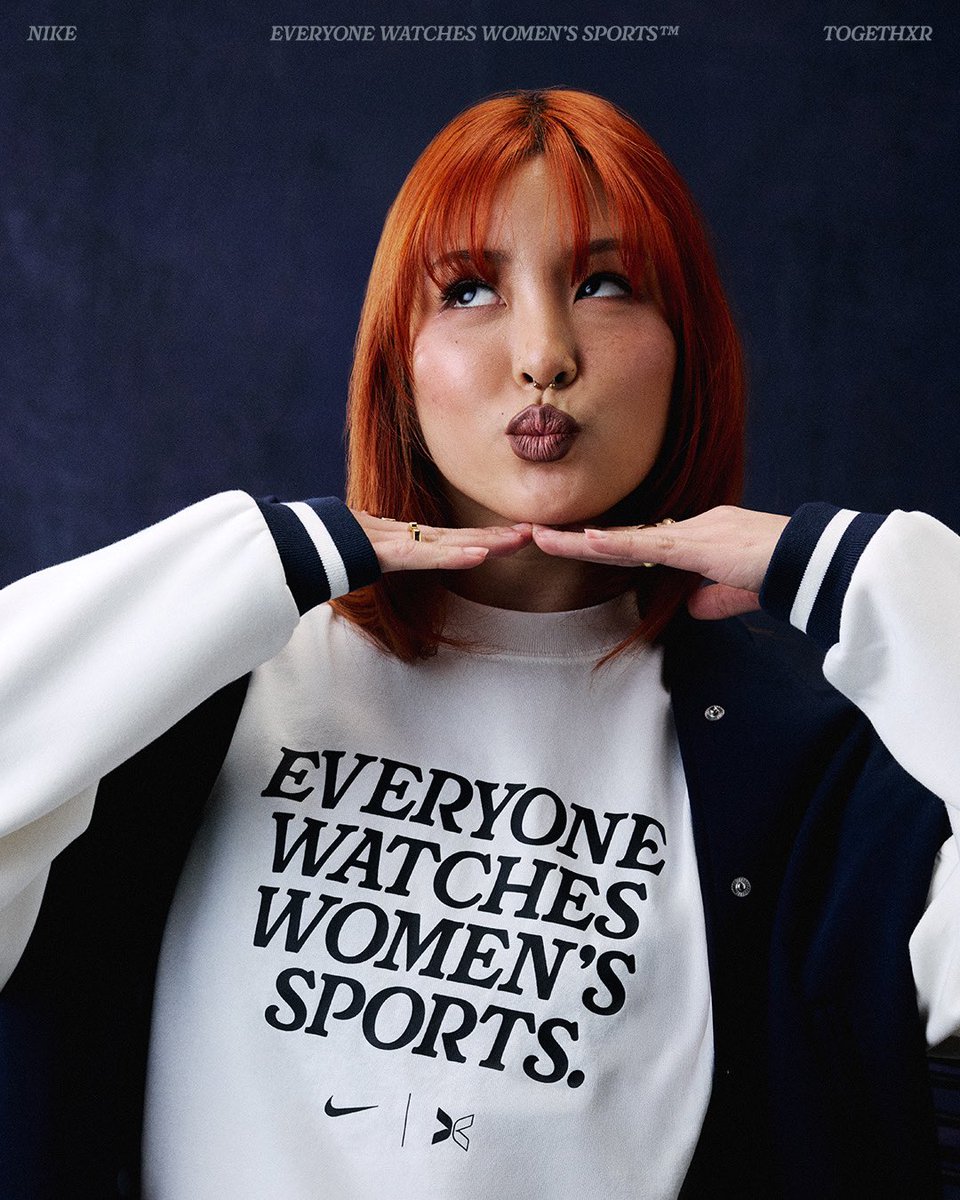 TOGETHXR (@togethxr) on Twitter photo The limited edition @nike and <a href="/togethxr/">TOGETHXR</a> âEveryone Watches Womenâs Sportsâ˘ď¸â collection is available now.
Whether youâre here for the hype, the highlights, or the hot takes â we got seats.
đď¸ togethxr.co/nike-x-togethxr The limited edition @nike and <a href="/togethxr/">TOGETHXR</a> âEveryone Watches Womenâs Sportsâ˘ď¸â collection is available now.
Whether youâre here for the hype, the highlights, or the hot takes â we got seats.
đď¸ togethxr.co/nike-x-togethxr