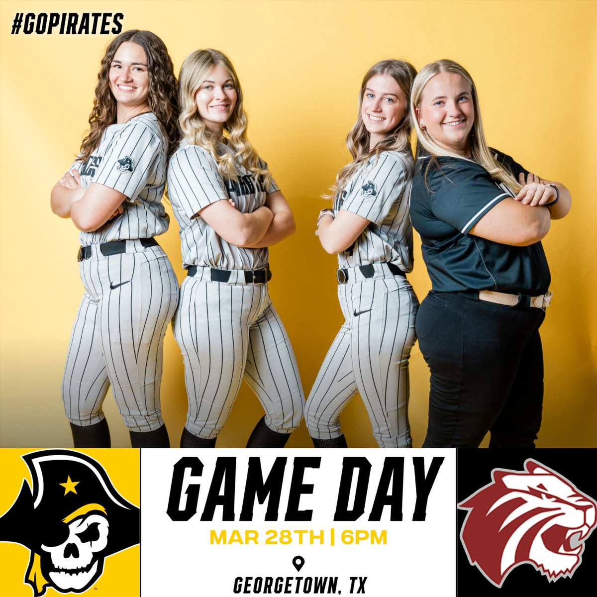 Southwestern Pirates (@supirates) on Twitter photo #GAMEDAY // <a href="/SUPiratesSB/">Southwestern SB</a>
๐ Trinity University
โฐ 6:00 PM
๐Georgetown, Texas
๐บ๐ Southwestern Athletics Mobile App or southwesternpirates.com #GAMEDAY // <a href="/SUPiratesSB/">Southwestern SB</a>
๐ Trinity University
โฐ 6:00 PM
๐Georgetown, Texas
๐บ๐ Southwestern Athletics Mobile App or southwesternpirates.com