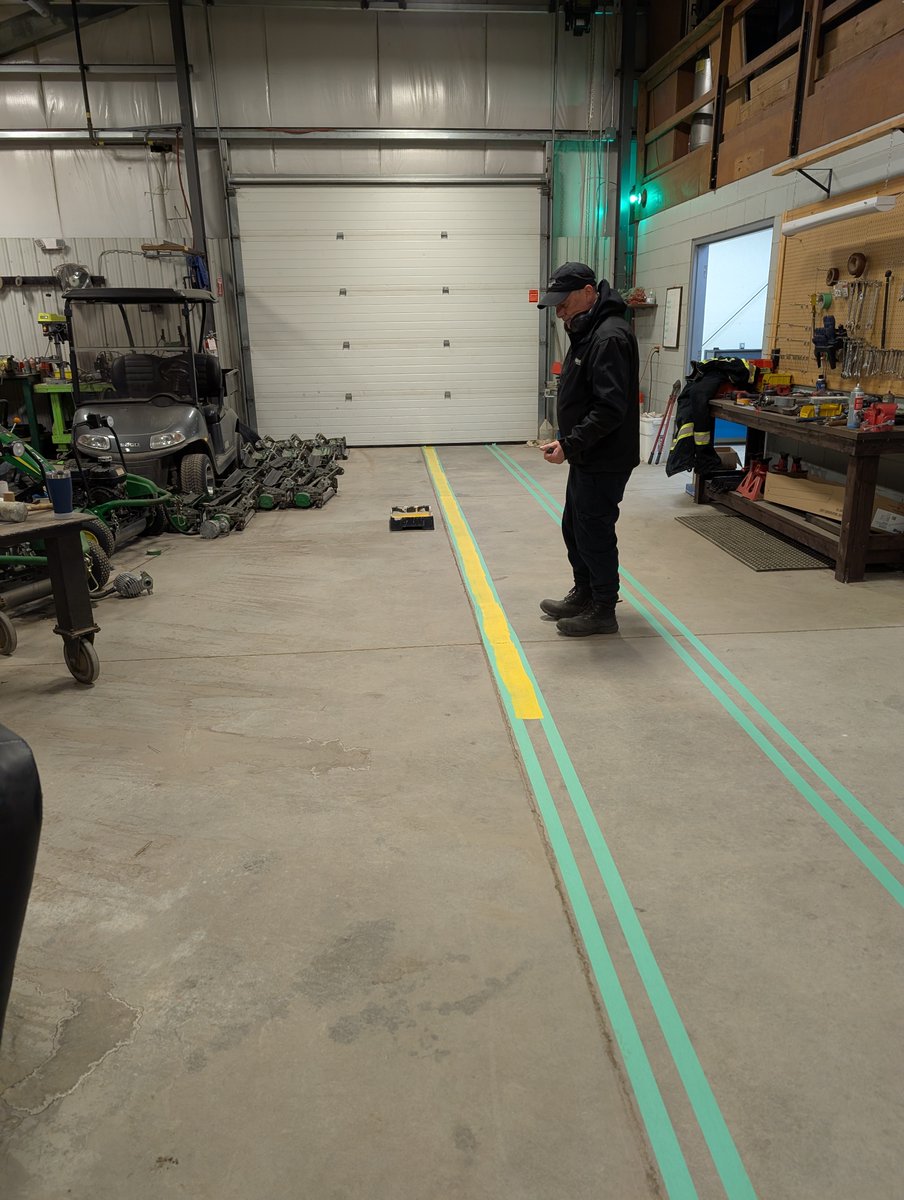 Work begins on repairing the bunker face left of 5 green <a href="/BrantfordGolfCC/">Brantford Golf & CC</a>. Shop safety improvements will improve traffic flow for efficient morning starts.