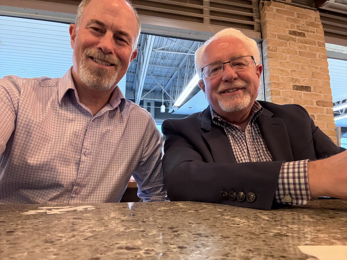 Our team travels across the country every day to support our nonprofit clients and their communities. But it’s rare for us to actually cross paths! Yesterday, EVPs Doug Olson from Omaha &amp; Vince McElligott from Houston unexpectedly ran into each other at the STL airport.