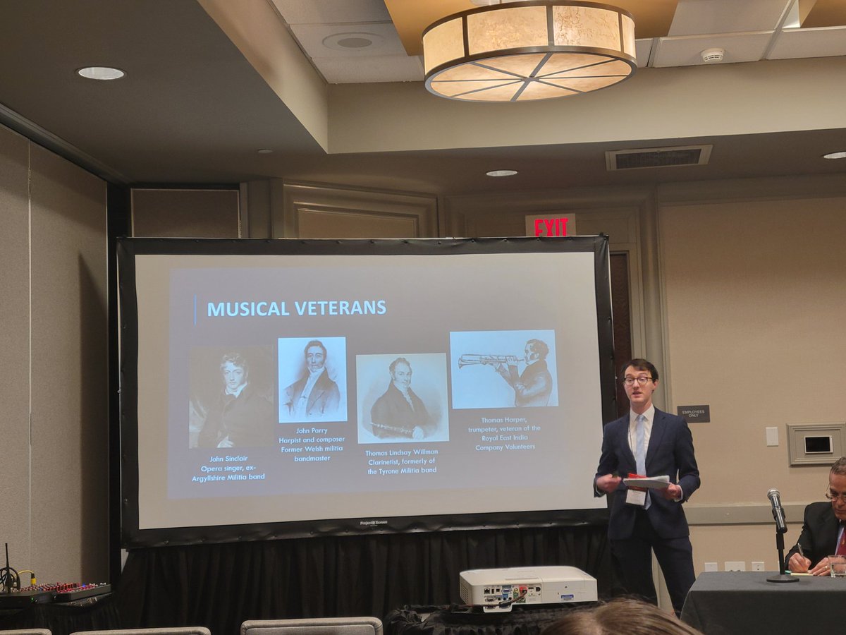 A great talk by Eamonn O'Keeffe  <a href="/1812andallthat/">Eamonn O'Keeffe</a> on the British military music during the Napoleonic Wars. Interesting insights on how the war impacted musical performances and education in British towns and villages.