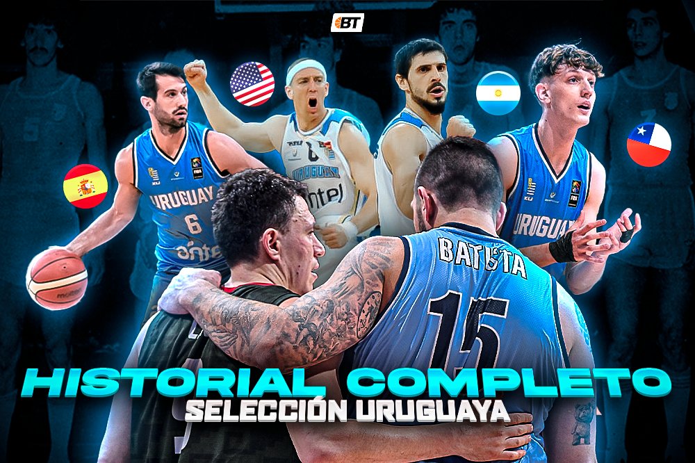 Basquet Total (@basquettotal) on Twitter photo #URUxBT | ENCICLOPEDIA CELESTE: HISTORIAL
Uruguay llega a la AmeriCup, con más de 600 partidos oficiales. Previo al torneo continental, nos sumergimos en la historia y te traemos el historial de la celeste, ante todas las selecciones que enfrentó hasta la fecha.
📝<a href="/MarcelRigali/">Marcel Rigali</a> #URUxBT | ENCICLOPEDIA CELESTE: HISTORIAL
Uruguay llega a la AmeriCup, con más de 600 partidos oficiales. Previo al torneo continental, nos sumergimos en la historia y te traemos el historial de la celeste, ante todas las selecciones que enfrentó hasta la fecha.
📝<a href="/MarcelRigali/">Marcel Rigali</a>