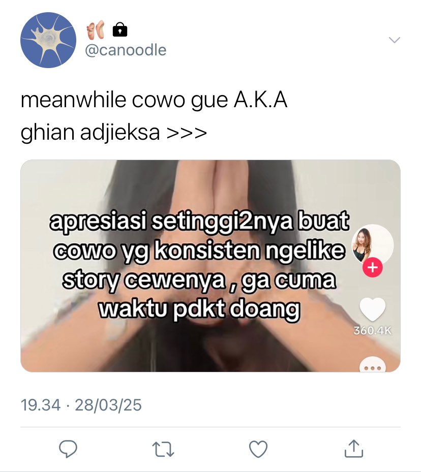 isi absen

ghian thara few tweets au