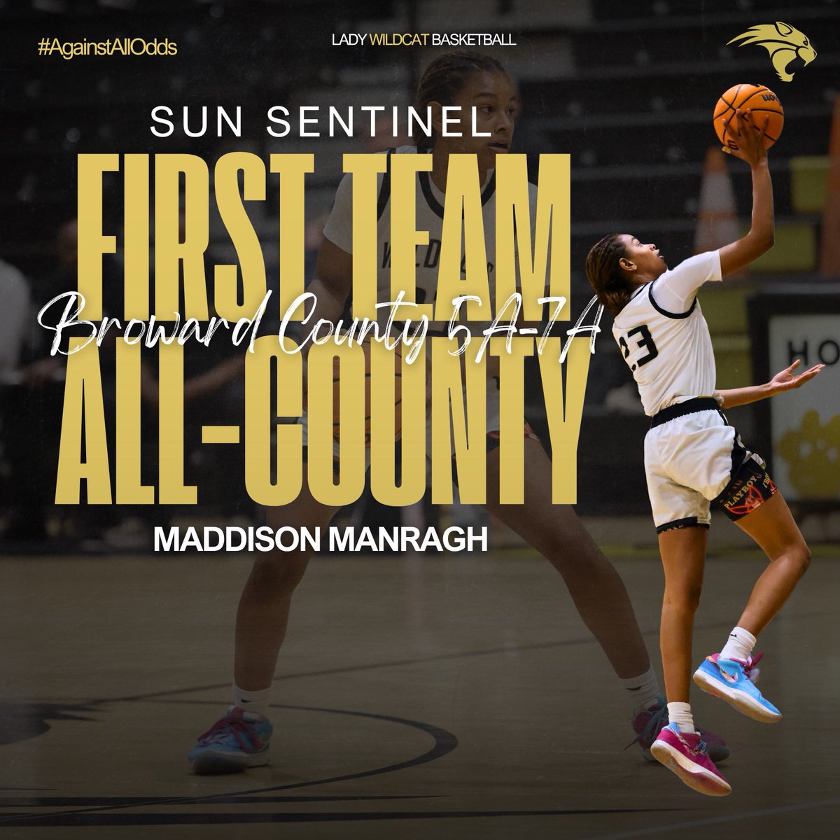 Lady Wildcat Basketball ๐บ (@lwb_westernhs) on Twitter photo Congratulations to <a href="/MaddyManragh/">Maddison Manragh</a>
for being selected All County First Team for the Broward County Sun Sentinel.
We are proud of how far youโve developed as a ๐ player, leader, teammate, & as a person. You have modeled the Western standard for our younger girls to follow. Congratulations to <a href="/MaddyManragh/">Maddison Manragh</a>
for being selected All County First Team for the Broward County Sun Sentinel.
We are proud of how far youโve developed as a ๐ player, leader, teammate, & as a person. You have modeled the Western standard for our younger girls to follow.