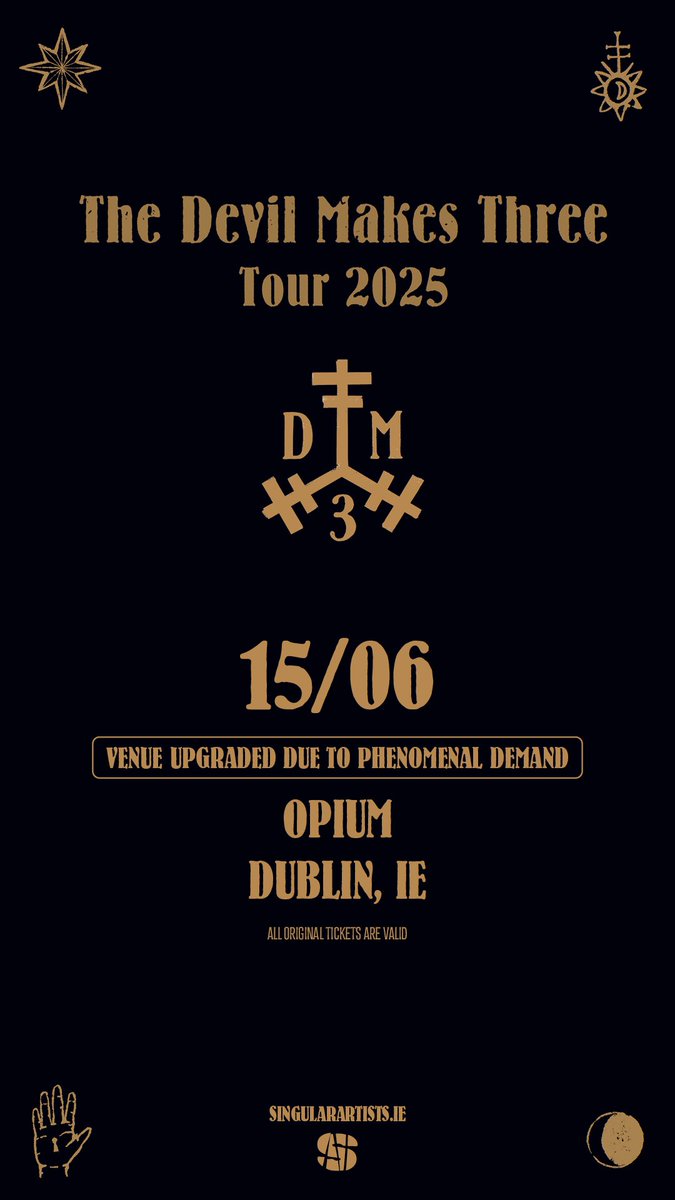 New venue, Dublin! More tickets here: sedate-bookings.com/artists