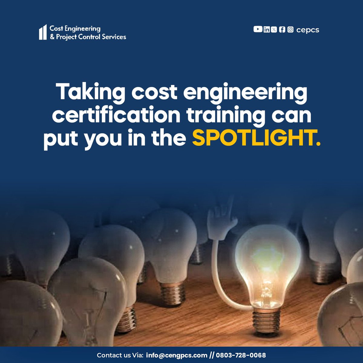 cengpcs's tweet image. DO YOU KNOW❓

You can gain the expertise, credibility, and competitive edge to stand out in the industry with cost engineering certification!

Join the moving train now!!

#CostEngineering #ProjectControl #CareerSuccess #BeTheExpert #CertificationMatters #StandOut…