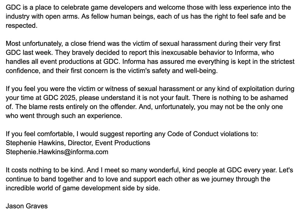 Dear friends, please read and amplify as you see fit.