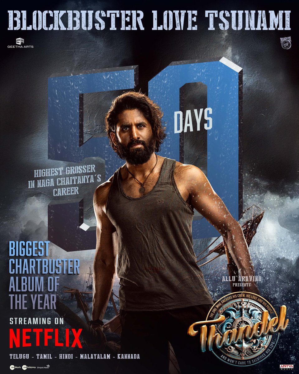 Subbu (@subbarajusiva) on Twitter photo #Thandel will always stay forever special, got a chance to interact with many, the team, the vibe, the energy everything about this film will have a special place in my life.
It's the Highest Grosser in our Yuvasamrat <a href="/chay_akkineni/">chaitanya akkineni</a>'s career, marking his first 100+cr grosser #Thandel will always stay forever special, got a chance to interact with many, the team, the vibe, the energy everything about this film will have a special place in my life.
It's the Highest Grosser in our Yuvasamrat <a href="/chay_akkineni/">chaitanya akkineni</a>'s career, marking his first 100+cr grosser