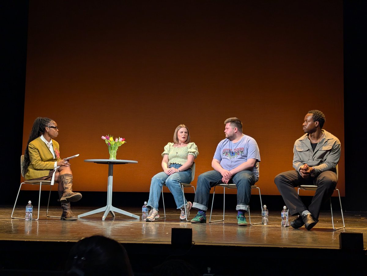 It was wonderful to attend yesterday evening's first 'In Conversation' fundraising event at <a href="/ArtsEdLondon/">ArtsEd</a> with Stevie hearing from alumni Emily Lane, <a href="/CreaseyReach/">Samuel Creasey</a> and <a href="/_KelvinAde/">Kelvin Ade</a> about their experiences at ArtsEd and working in the industry. Thank you for your honest, raw