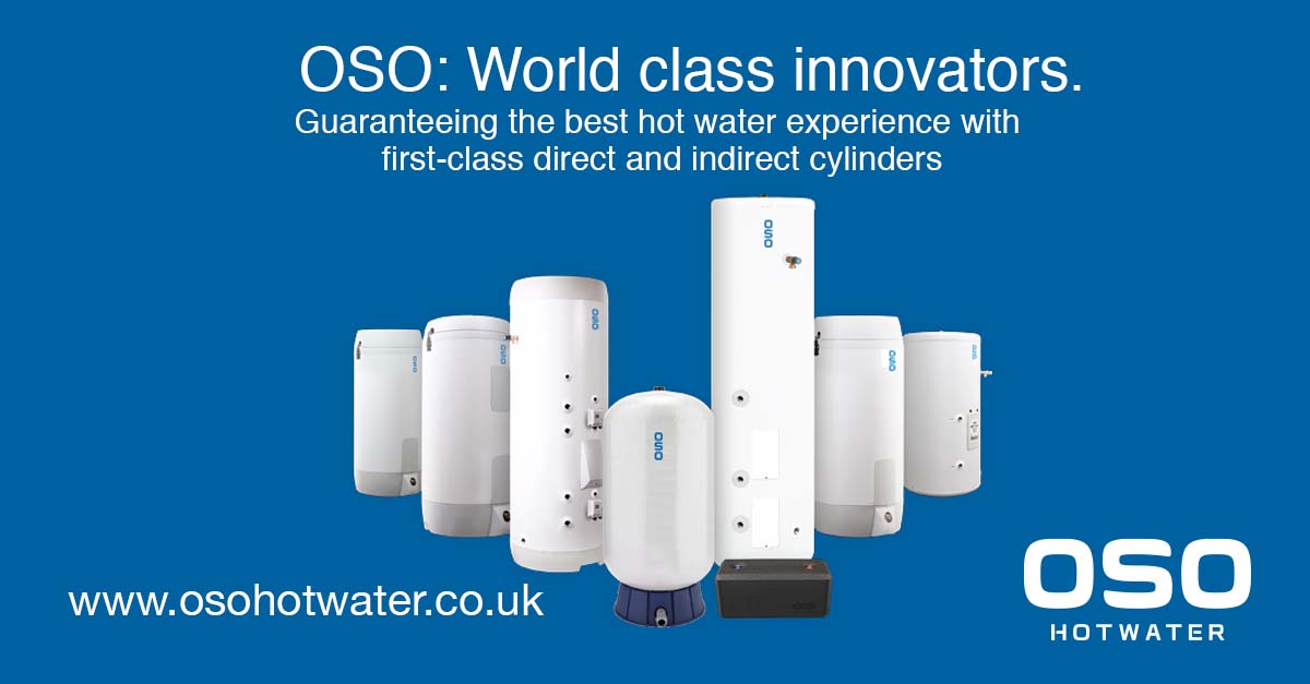 OSO: World class innovators.
OSO is a leading manufacturer of hot water cylinders and an innovator in the plumbing and heating industry, so you’re always guaranteed the best possible hot water experience with our range of first-class direct and indirect cylinders. 
Visit our  ...