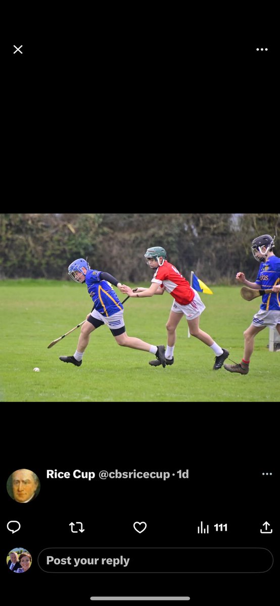 Hard luck to <a href="/CbsHurling/">Midleton CBS Hurling</a> who lost by a point in the final of the Br O Connell Shield to <a href="/ThurlesCBS/">TEACH EM' GREEN </a> This  competition is for schools second teams.<a href="/CBSNenagh/">St. Joseph's CBS Nenagh</a>, <a href="/CBSKilkenny1859/">CBS Kilkenny - an Edmund Rice School</a>, <a href="/ArdscoilRisLimk/">Ardscoil Rís Limk</a> also took part in a great day out. Well done to <a href="/cbsricecup/">Rice Cup</a> for organizing.