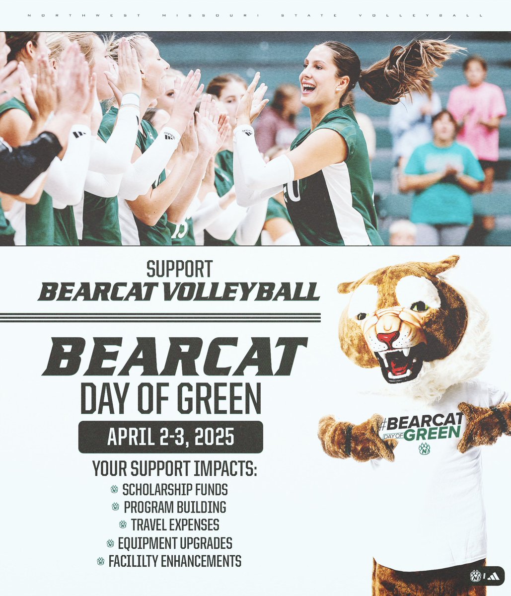 Northwest Athletics (@bearcatsports) on Twitter photo Gear up to ๐๐๐๐๐๐๐ ๐ฝ๐๐ผ๐๐พ๐ผ๐ ๐๐๐๐๐๐๐ฝ๐ผ๐๐!
Your generosity and charitable support on <a href="/NWMOSTATE/">Northwest Missouri State University</a> ๐ฟ๐๐ฎ ๐ค๐ ๐๐ง๐๐๐ฃ makes the difference in allowing us to provide the best in equipment, accommodations, fueling and travel for your Bearcats! Each dollar Gear up to ๐๐๐๐๐๐๐ ๐ฝ๐๐ผ๐๐พ๐ผ๐ ๐๐๐๐๐๐๐ฝ๐ผ๐๐!
Your generosity and charitable support on <a href="/NWMOSTATE/">Northwest Missouri State University</a> ๐ฟ๐๐ฎ ๐ค๐ ๐๐ง๐๐๐ฃ makes the difference in allowing us to provide the best in equipment, accommodations, fueling and travel for your Bearcats! Each dollar