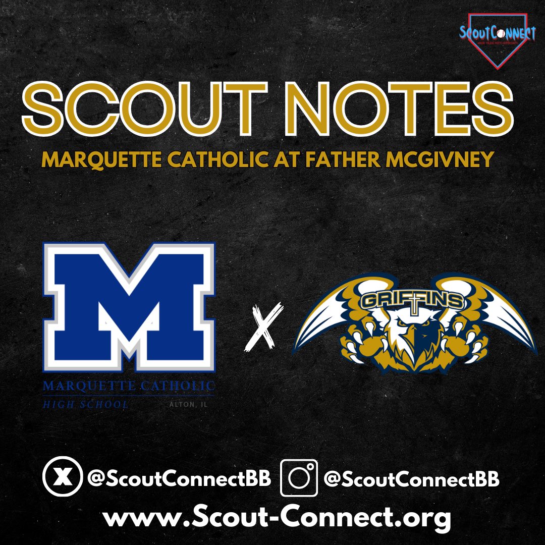 𝐒𝐜𝐨𝐮𝐭 𝐍𝐨𝐭𝐞𝐬: 𝐓𝐡𝐮𝐫𝐬𝐝𝐚𝐲, 𝐌𝐚𝐫𝐜𝐡 𝟐𝟕𝐭𝐡

+ Eight names that stood out to our staff in a conference matchup between <a href="/FMCHSBaseball/">FMCHSBaseball</a> and <a href="/MCHSBaseball2/">Marquette Catholic Baseball</a>. 

+ Notes &amp; video, found here.👇

📝: tinyurl.com/34cx656f