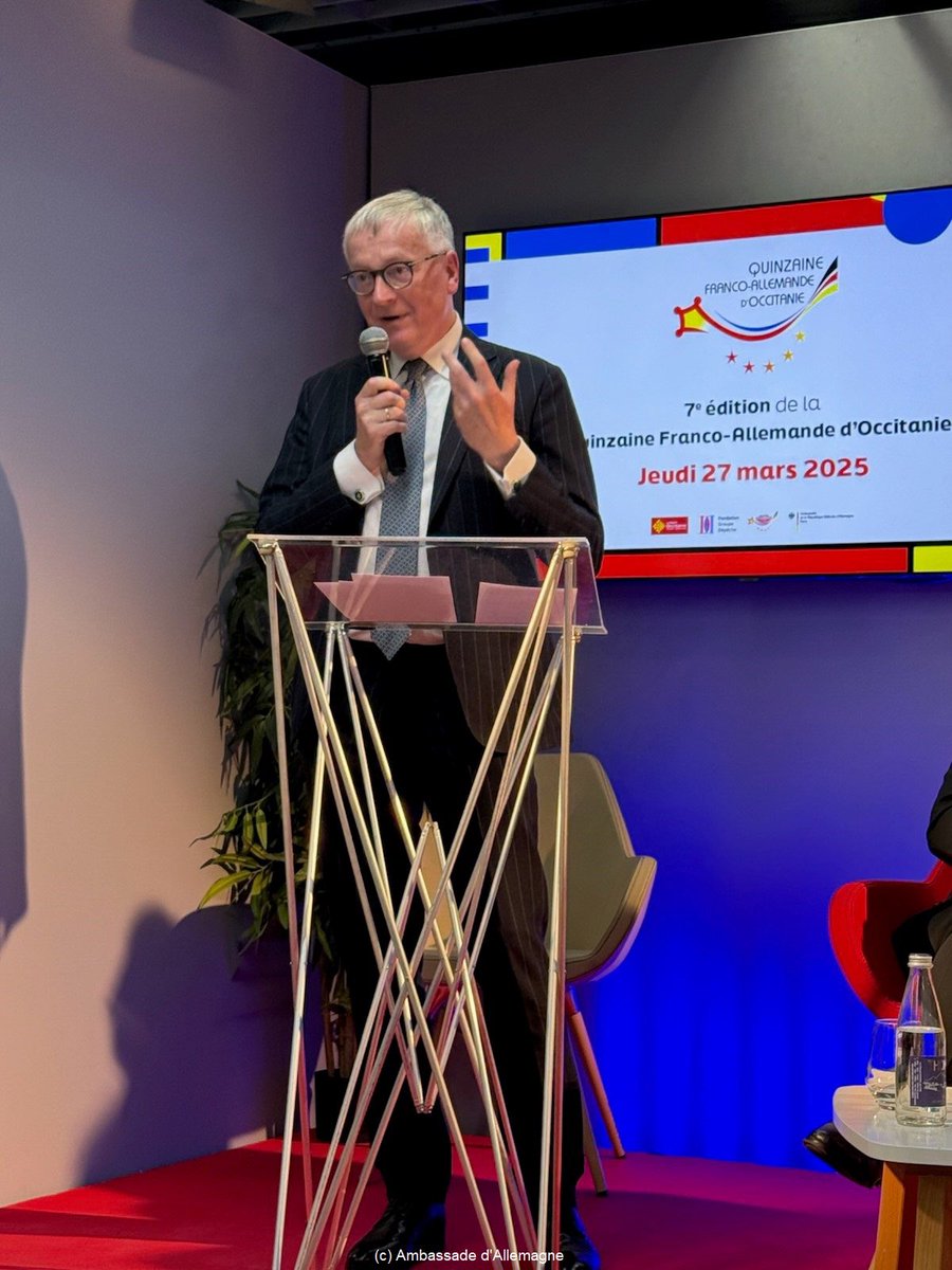 Ambassadeur Stephan Steinlein (@ambdeenfr) on Twitter photo Pour être plus forts ensemble, nous devons mieux nous connaître. Tel a été le leitmotiv de ma visite à Montpellier. Merci <a href="/Prefet34/">Préfet de l'Hérault 🇫🇷</a>, au Jardin des Plantes, <a href="/museefabre/">Musée Fabre</a> et <a href="/15aine_LeBlog/">Quinzaine 🇫🇷🇩🇪 d'Occitanie</a> pour leur accueil chaleureux à l’occasion de la 7e édition de la Quinzaine 🇫🇷🇩🇪d’Occitanie! Pour être plus forts ensemble, nous devons mieux nous connaître. Tel a été le leitmotiv de ma visite à Montpellier. Merci <a href="/Prefet34/">Préfet de l'Hérault 🇫🇷</a>, au Jardin des Plantes, <a href="/museefabre/">Musée Fabre</a> et <a href="/15aine_LeBlog/">Quinzaine 🇫🇷🇩🇪 d'Occitanie</a> pour leur accueil chaleureux à l’occasion de la 7e édition de la Quinzaine 🇫🇷🇩🇪d’Occitanie!