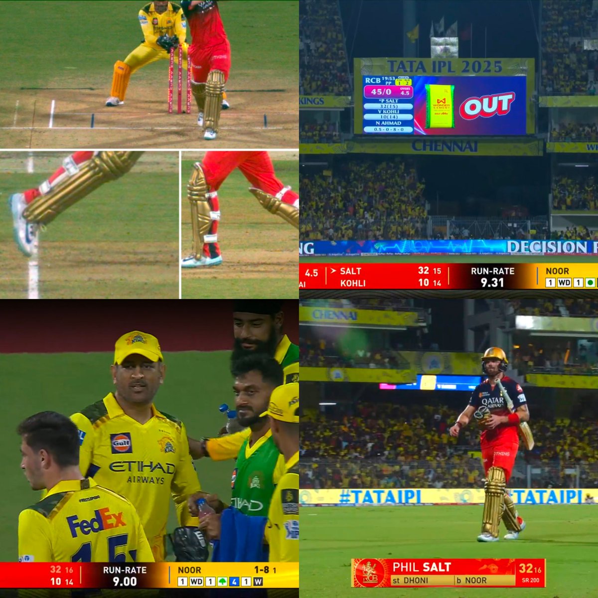 Shebas_10dulkar's tweet photo. Dhoni 🥶

#CSKvRCB https://t.co/oPYoj5uLAO