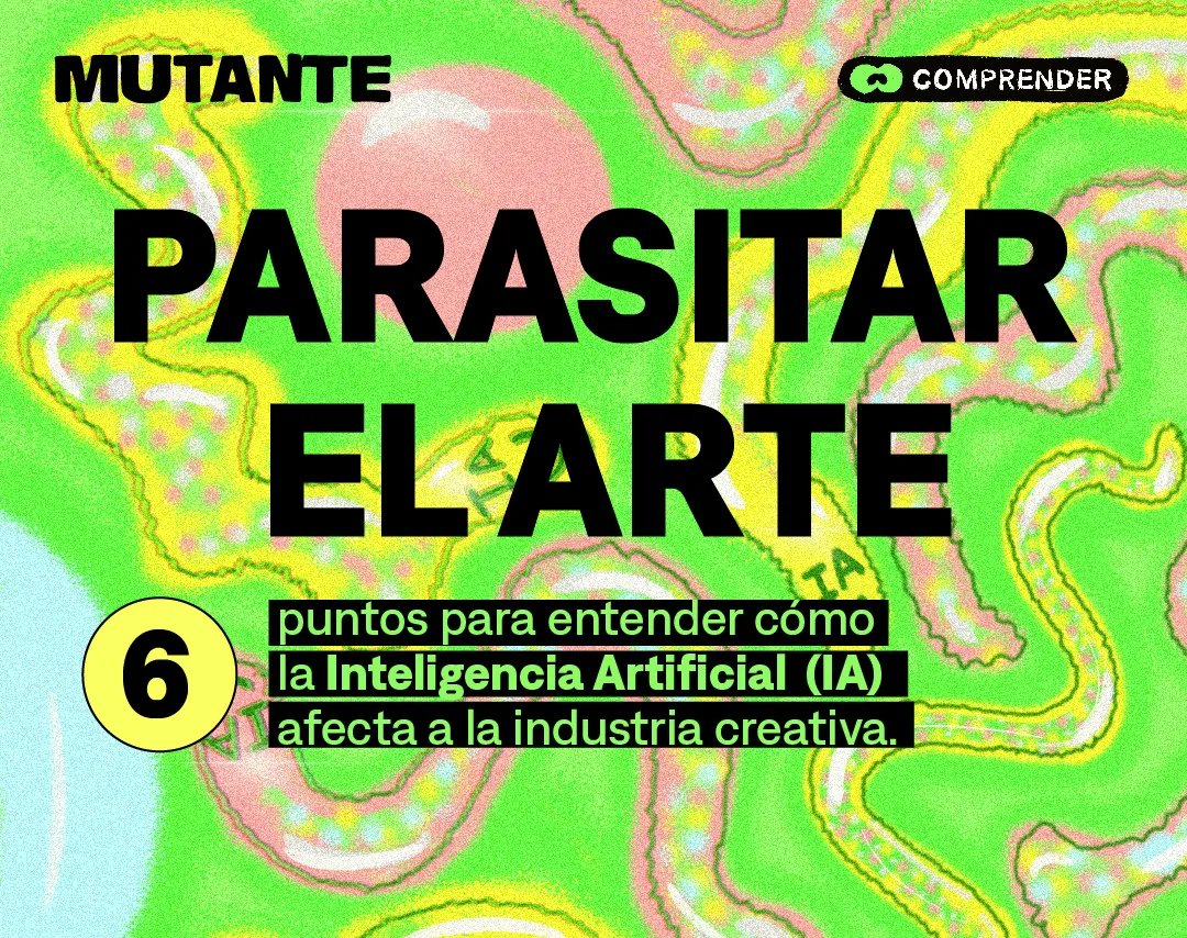 🖍️Aquí te dejamos seis claves para entender cómo el uso de IA generativa perjudica a la industria creativa. 
👉¡Descarga y lleva esta guía a donde quieras!👈

mutante.org/contenidos/par…