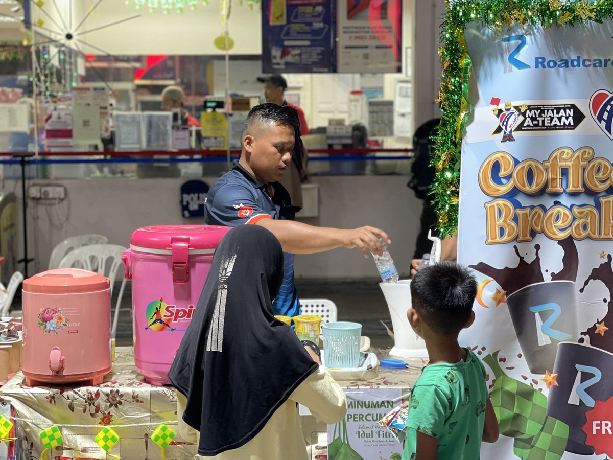 Coffee Break Sempena Hari Raya Aidilfitri 2025

Kepada perantau boleh singgah ngopi dulu, #teamroadcare menyediakan kopi percuma bertempat di Petron Hentian Gua Musang.

<a href="/Roadcare_HQ/">ROADCARE (M) SDN BHD</a> 
<a href="/Roadcare_Kelntn/">ROADCARE WILAYAH KELANTAN</a>