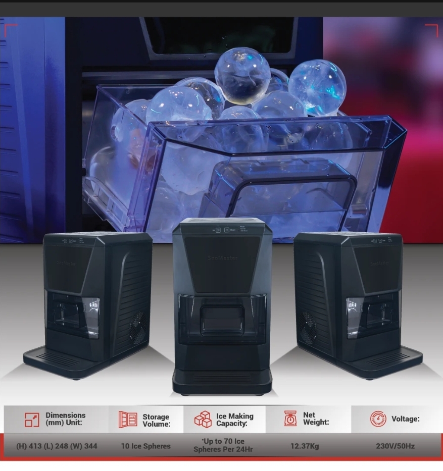 Featuring the New Snomaster SPHERES Ice Maker! 
Available at all Tafelberg Furnishers stores, it makes for flawless sphere ice—perfect for whiskeys, bourbons, or any  other beverage you enjoy. Shop online at - bit.ly/4c5N7y2
# TafelbergFurnishers #Snomaster #Icemakers