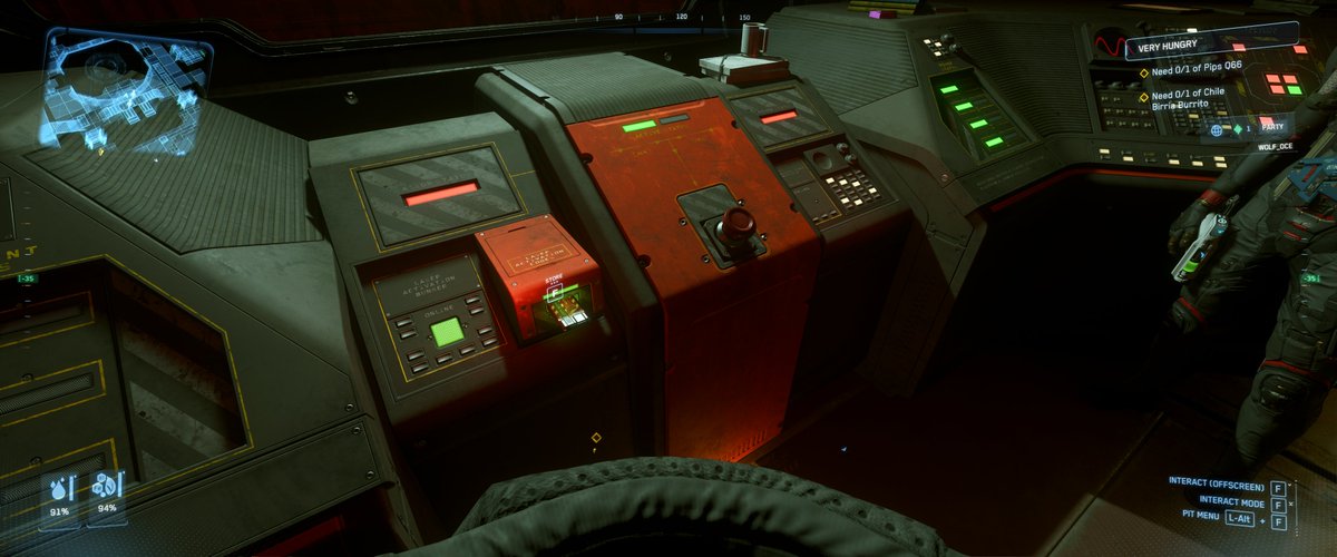 Morphologis's tweet photo. FIGURED IT OUT!!! When you get to the station and both card and button are presented, DO NOT TAKE THE CARD FIRST!  The button will no longer be interactable.  I've forwarded this to CIG, so hopefully they can fix it quickly! @RobertsSpaceInd https://t.co/Xt2BCmxgRA