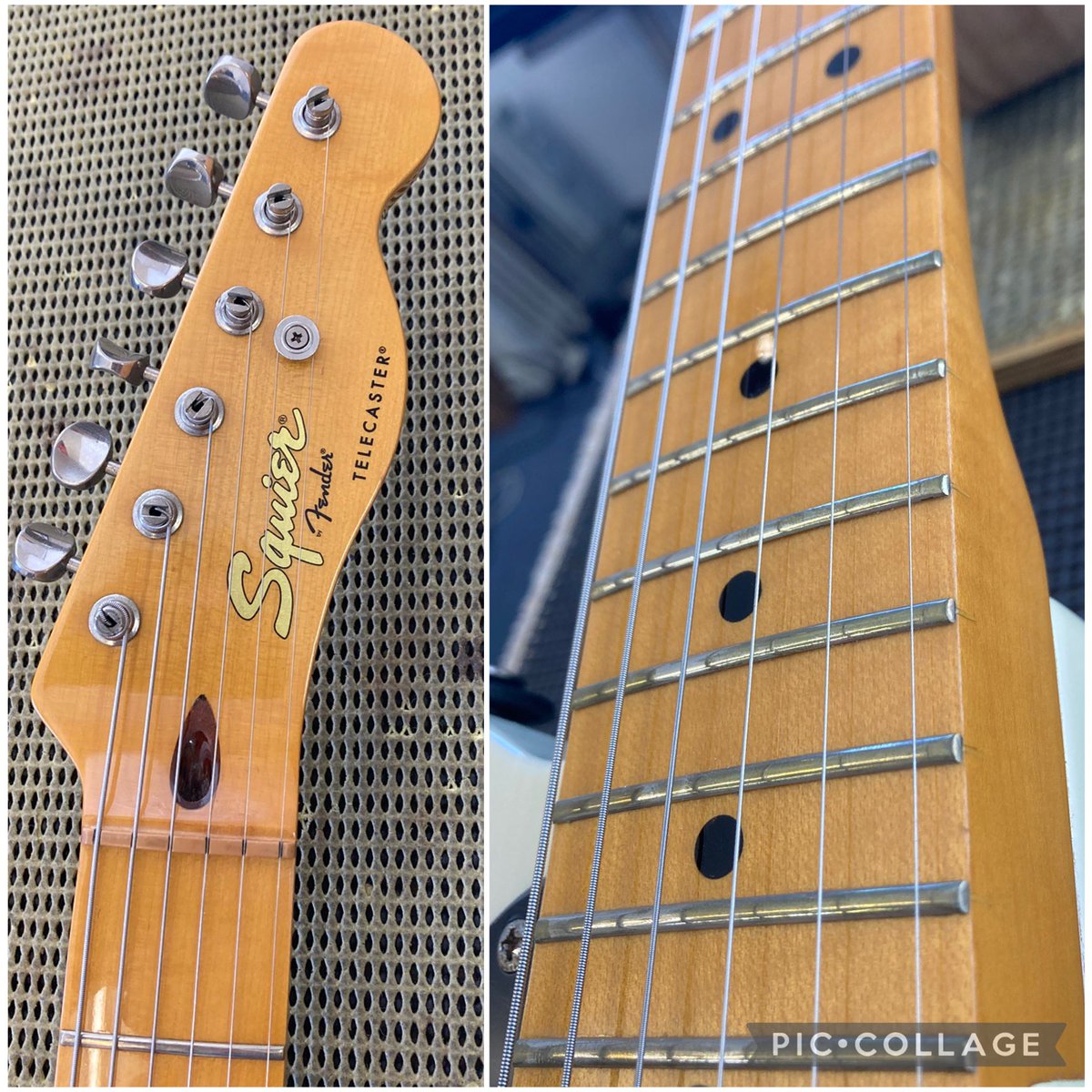 Squier Classic Vibe in for a setup and to cure a few raised frets that had sprung up! 

Very cool guitar - many thanks to Ash. 

#squier #squierguitars #squiertelecaster #squiertele #squierclassicvibe #telecaster #tele #fender #fendertele #fendertelecaster #fenderguitars